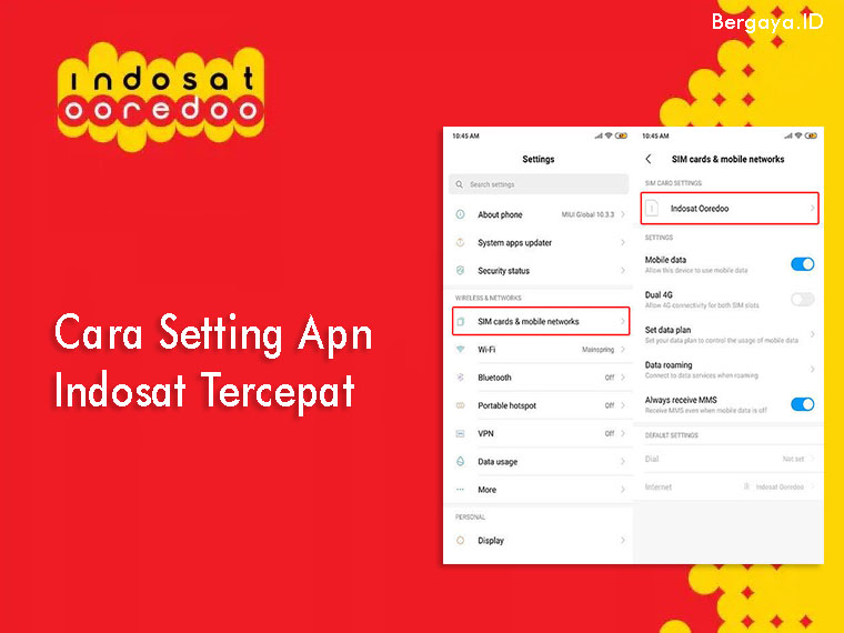 Cara Setting Apn Indosat