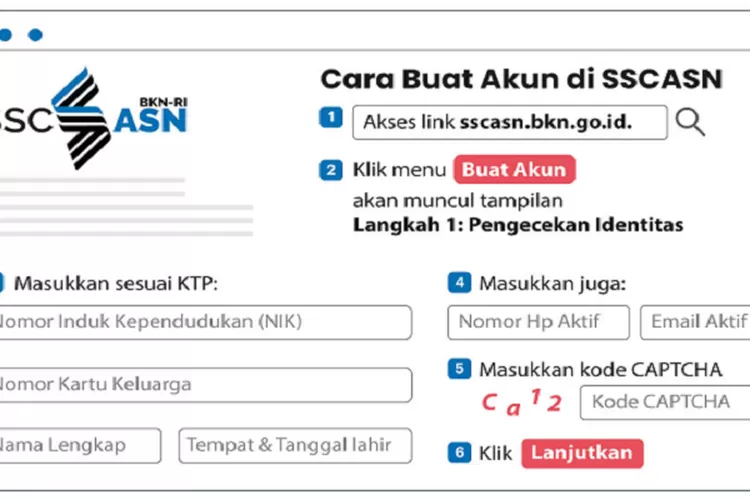 Pendaftaran Akun Sscasn 5