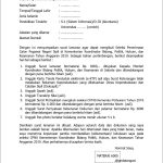 Contoh Surat Lamaran Untuk Cpns Kemdikbud 2