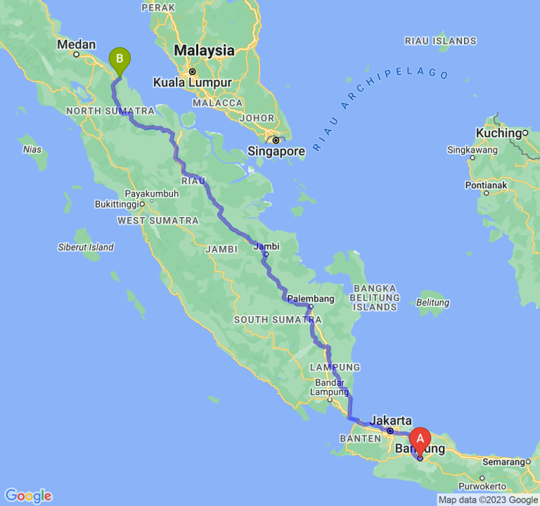 Rute Perjalanan Kota Bandung Kota Tanjung Balai 1686148066