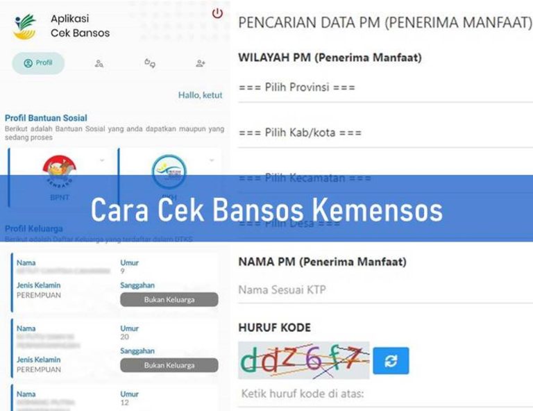 Cara Cek Bansos Kemensos